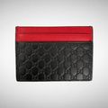Microguccissima Card Case Black/Red/Green