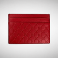 Microguccissima Card Holder in Red