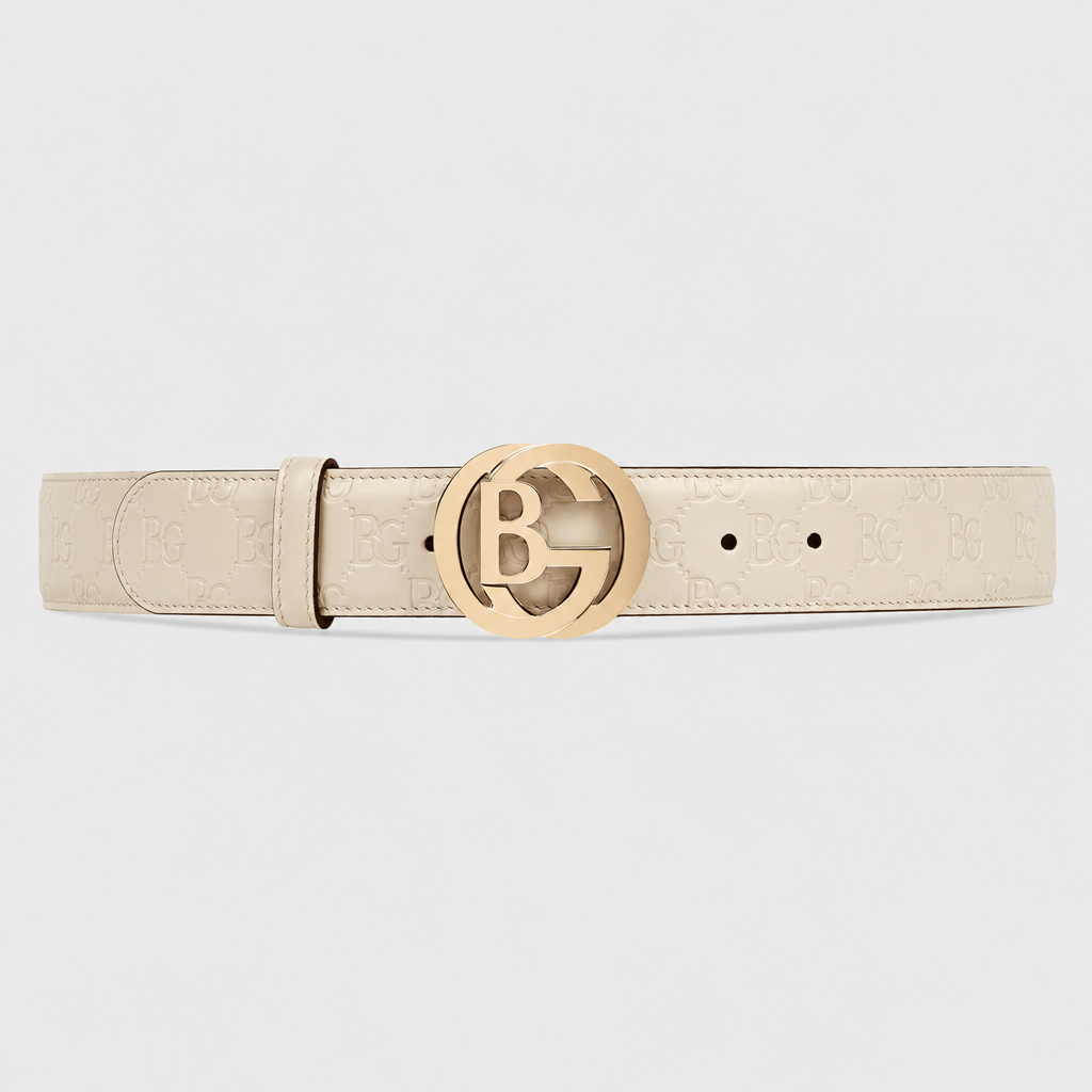 Guccissima Interlocking G 40mm Belt in