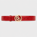 Interlocking G Belt in Red Signature Leather