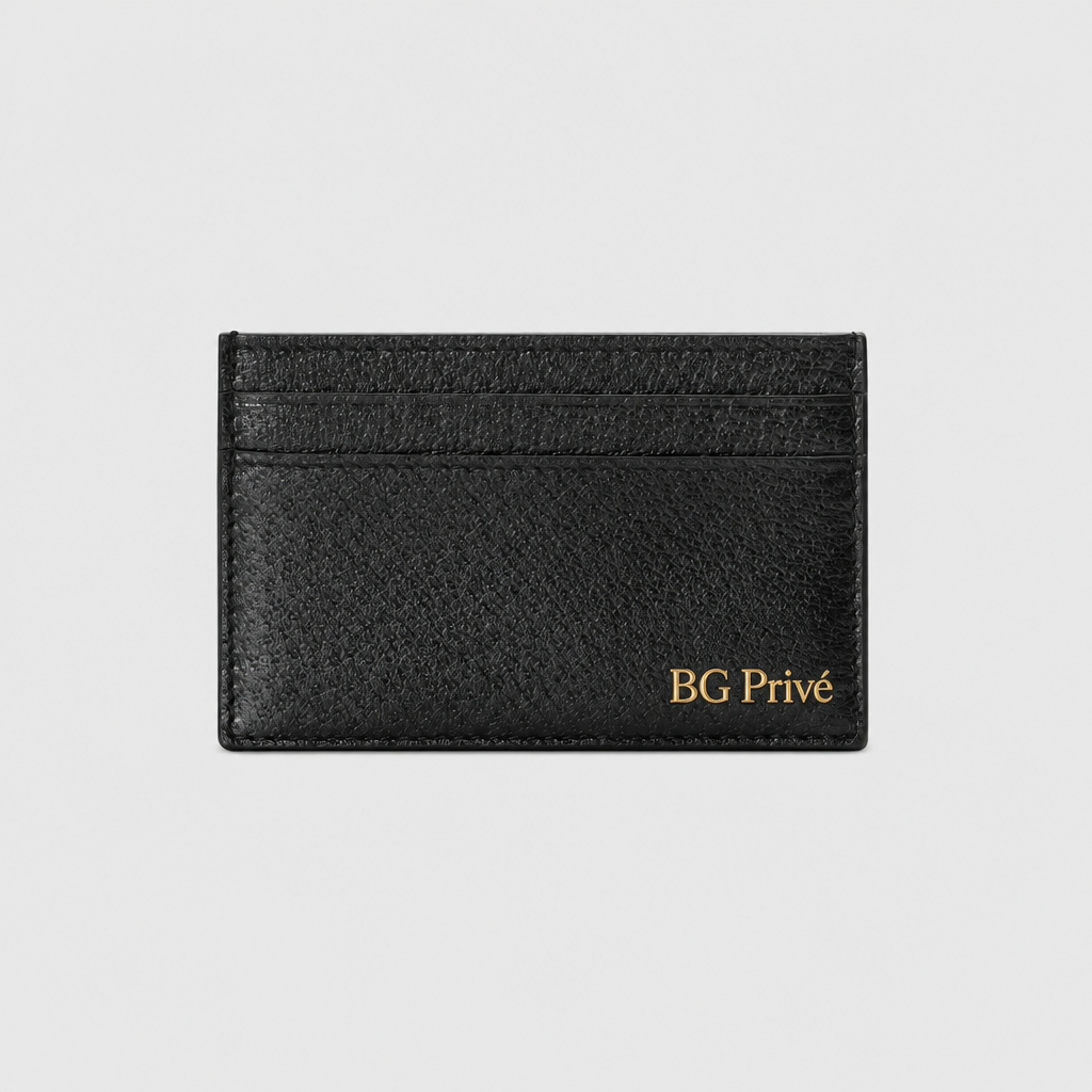 Marmont Card Holder in Black Leather
