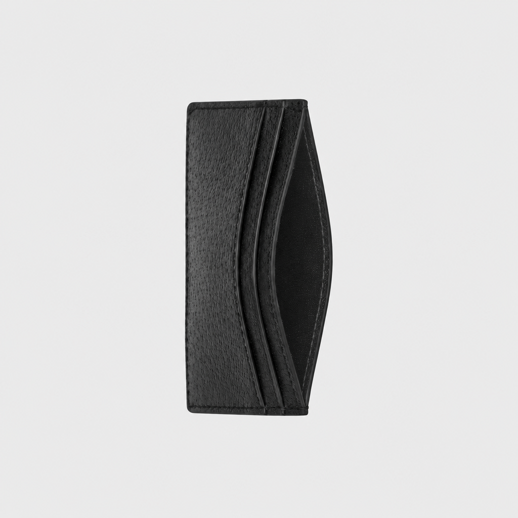 Marmont Card Holder in Black Leather