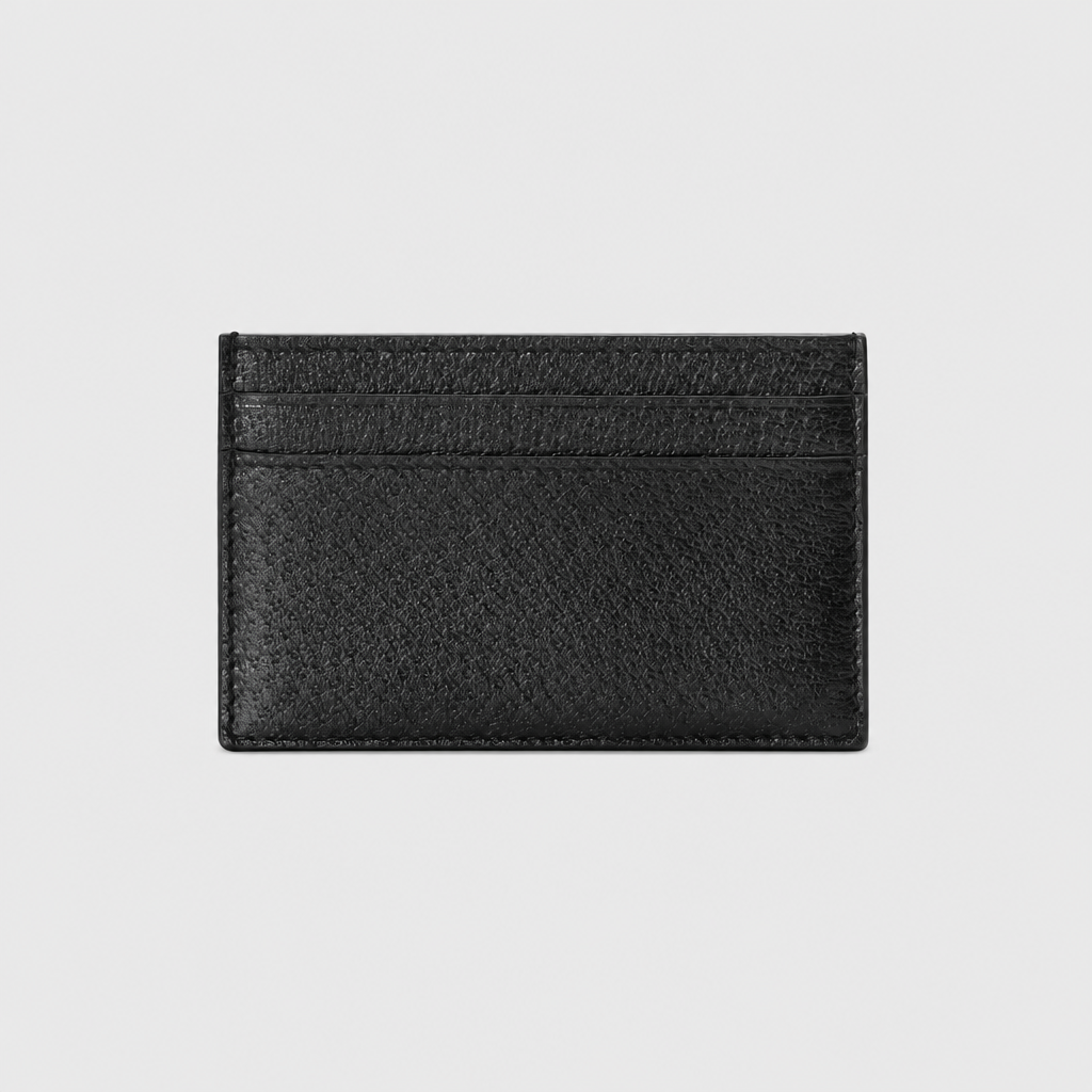 Marmont Card Holder in Black Leather