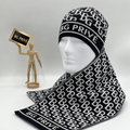 Beanie Scarf Set – Oblique-Style Knit
