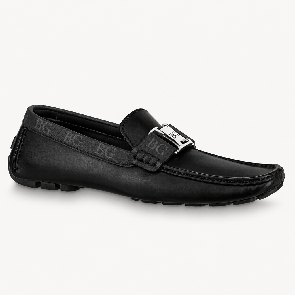 Monte Carlo Moccasin for Men – Black