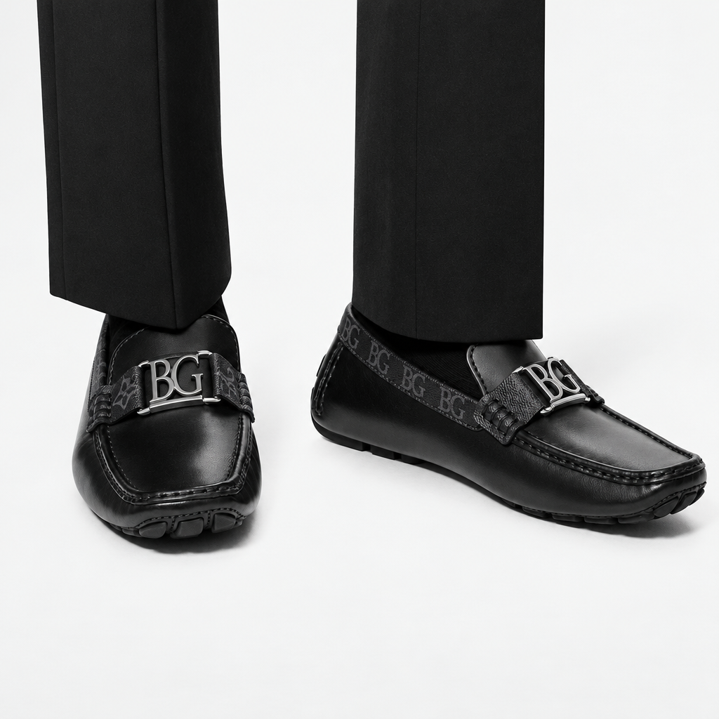 Monte Carlo Moccasin for Men – Black