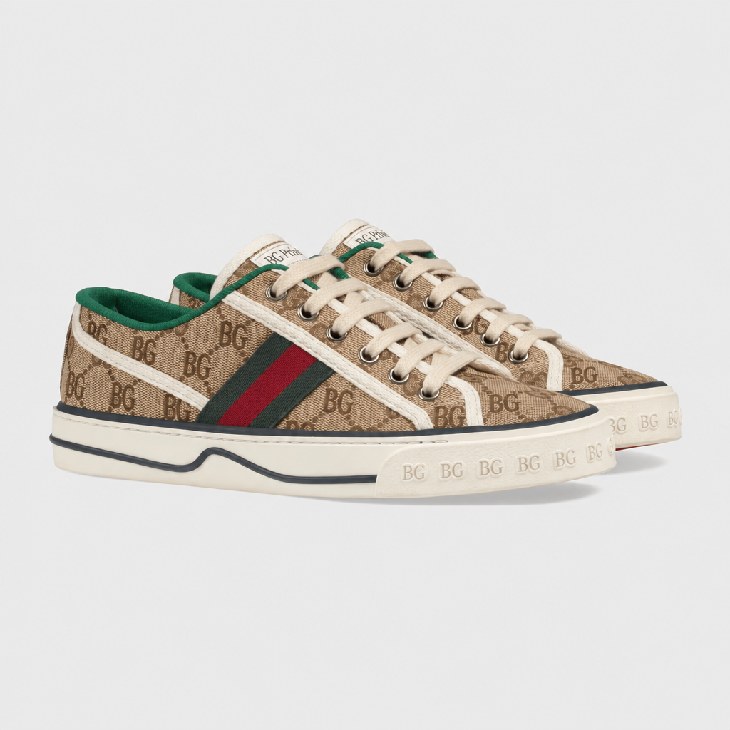 Women's Tennis 1977 Sneaker in Beige/Ebony Canvas