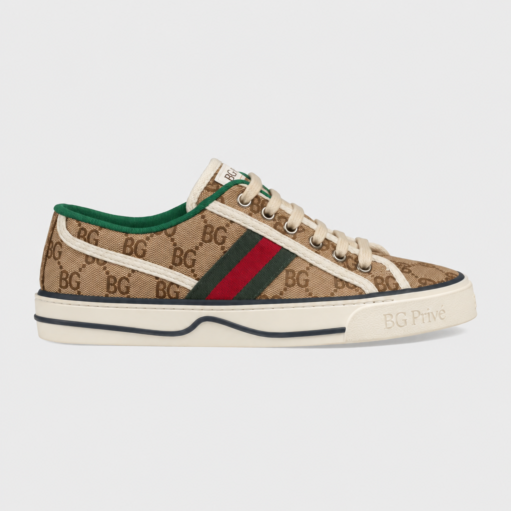 Women's Tennis 1977 Sneaker in Beige/Ebony Canvas