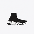 Speed 2.0 Recycled Knit Trainer – Black/White