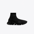 Speed 2.0 Men's Recycled Knit Sneaker in Black