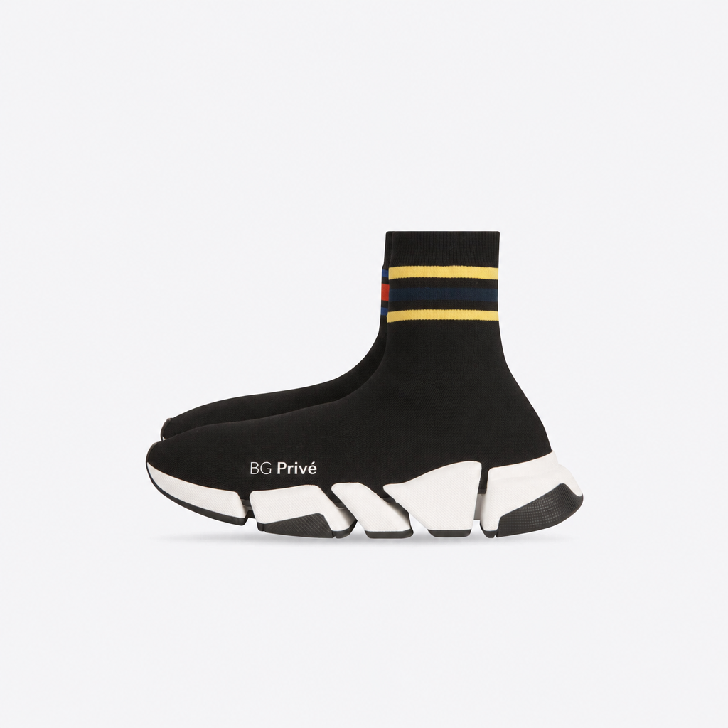 Speed 2.0 Recycled Knit Sneakers in Black and Multicolor