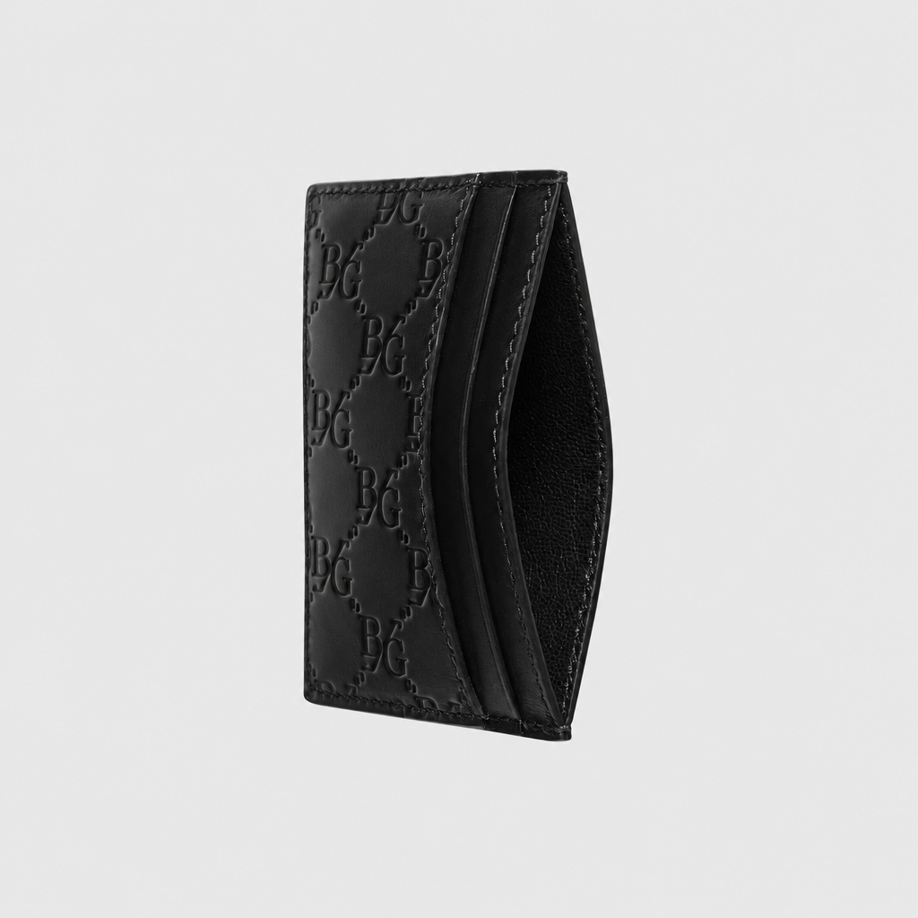 Card Holder Signature Card Case Metal Black