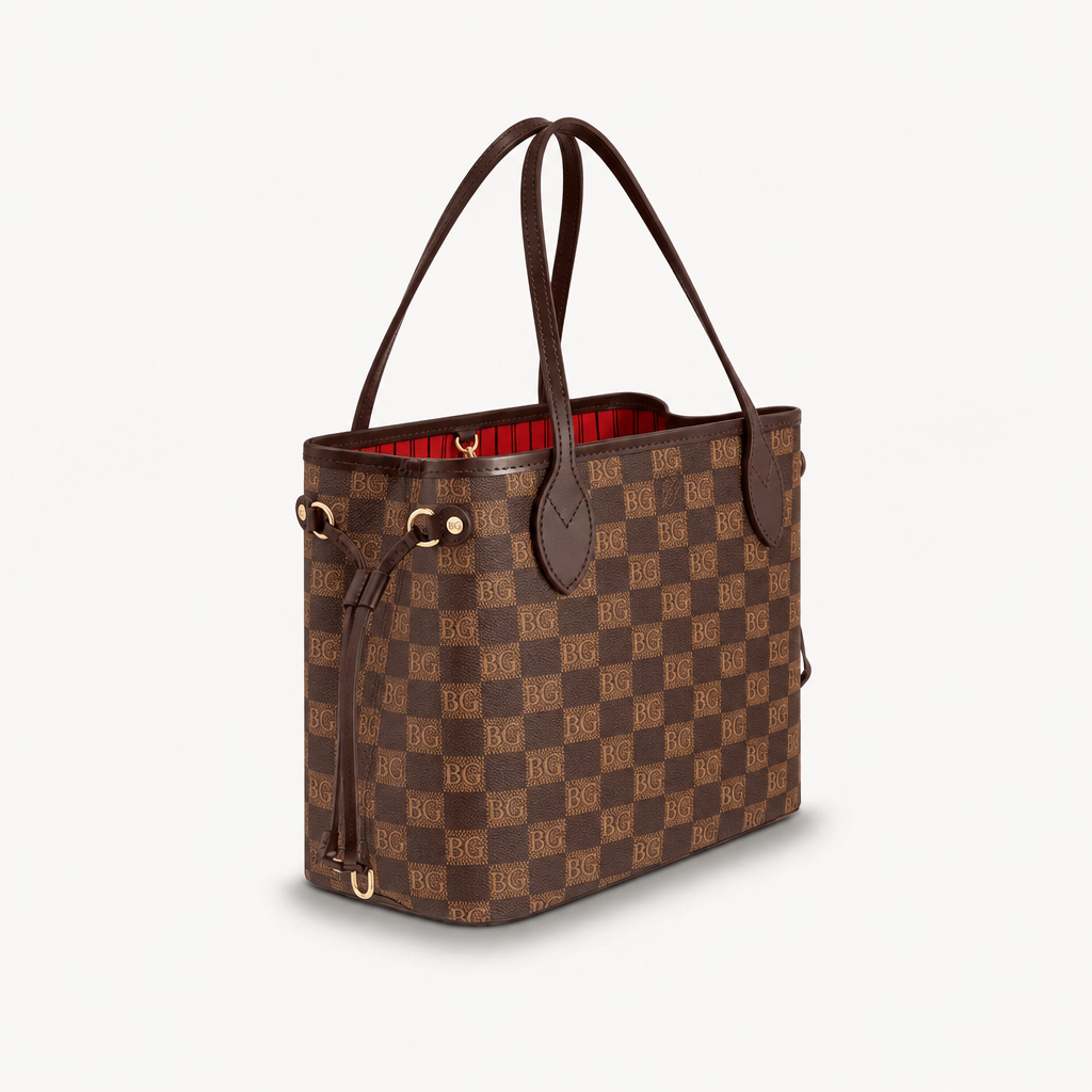 Neverfull PM Damier Ebene Tote with Pouch