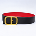 Garavani VLogo Reversible Belt in Glossy Calfskin 40 mm