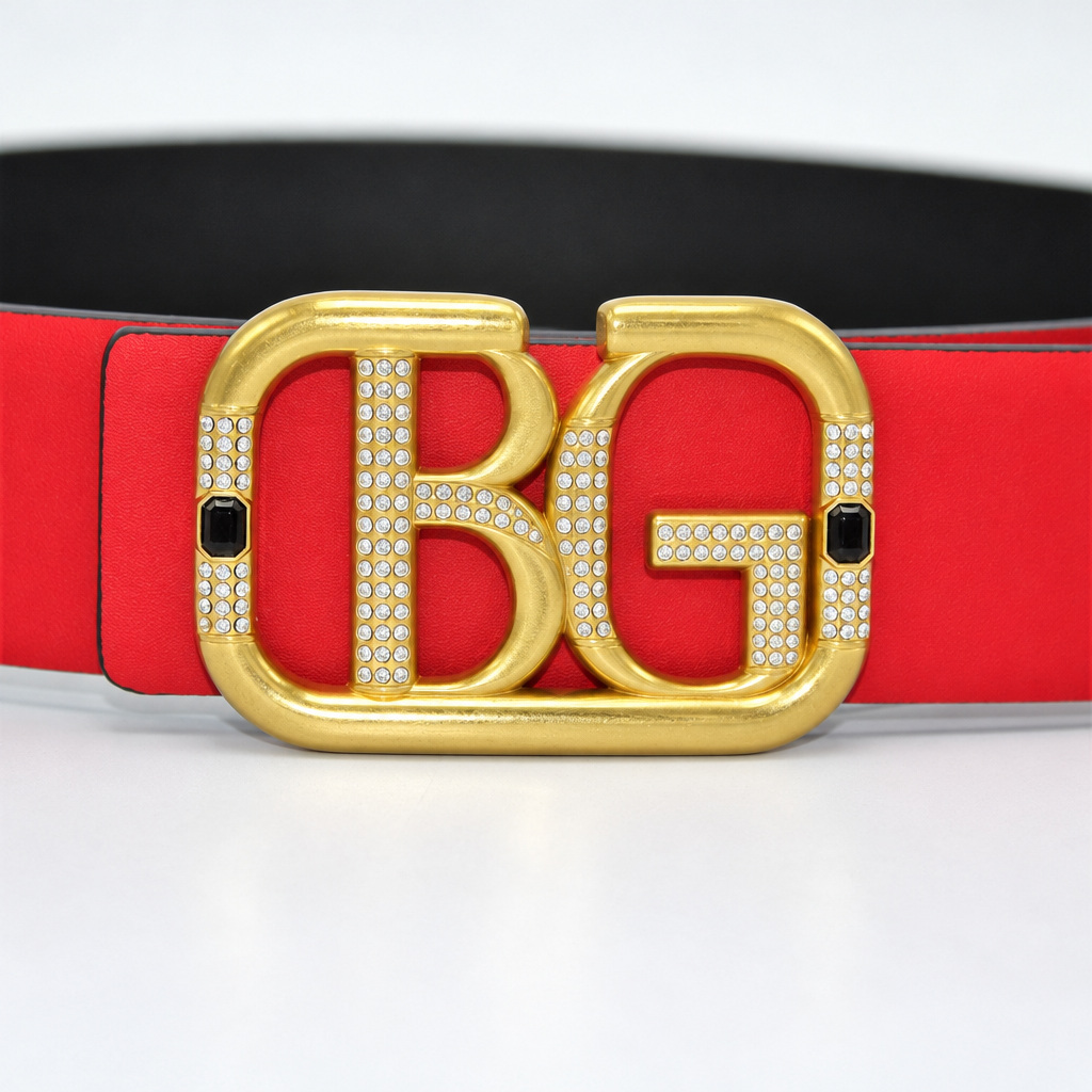 VLogo Belt by Garavani, Reversible Crystal-Embellished Leather, 40 mm