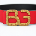 VLogo Belt in Glossy Calfskin, Reversible 40 mm