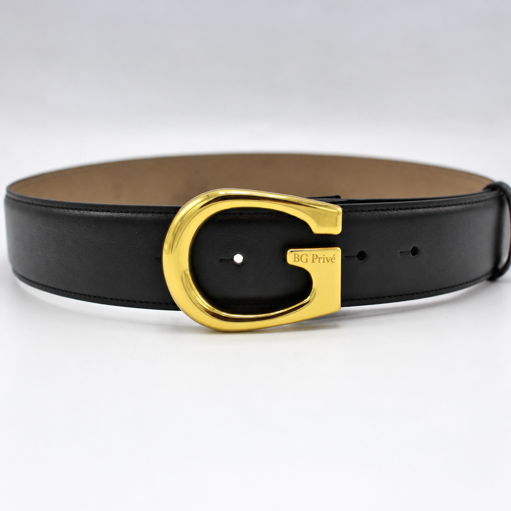 Vintage Single G Belt with Gold-Tone G Buckle