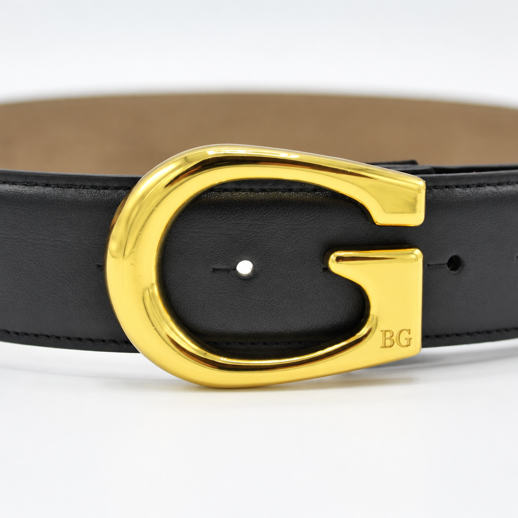 Vintage Single G Belt with Gold-Tone G Buckle