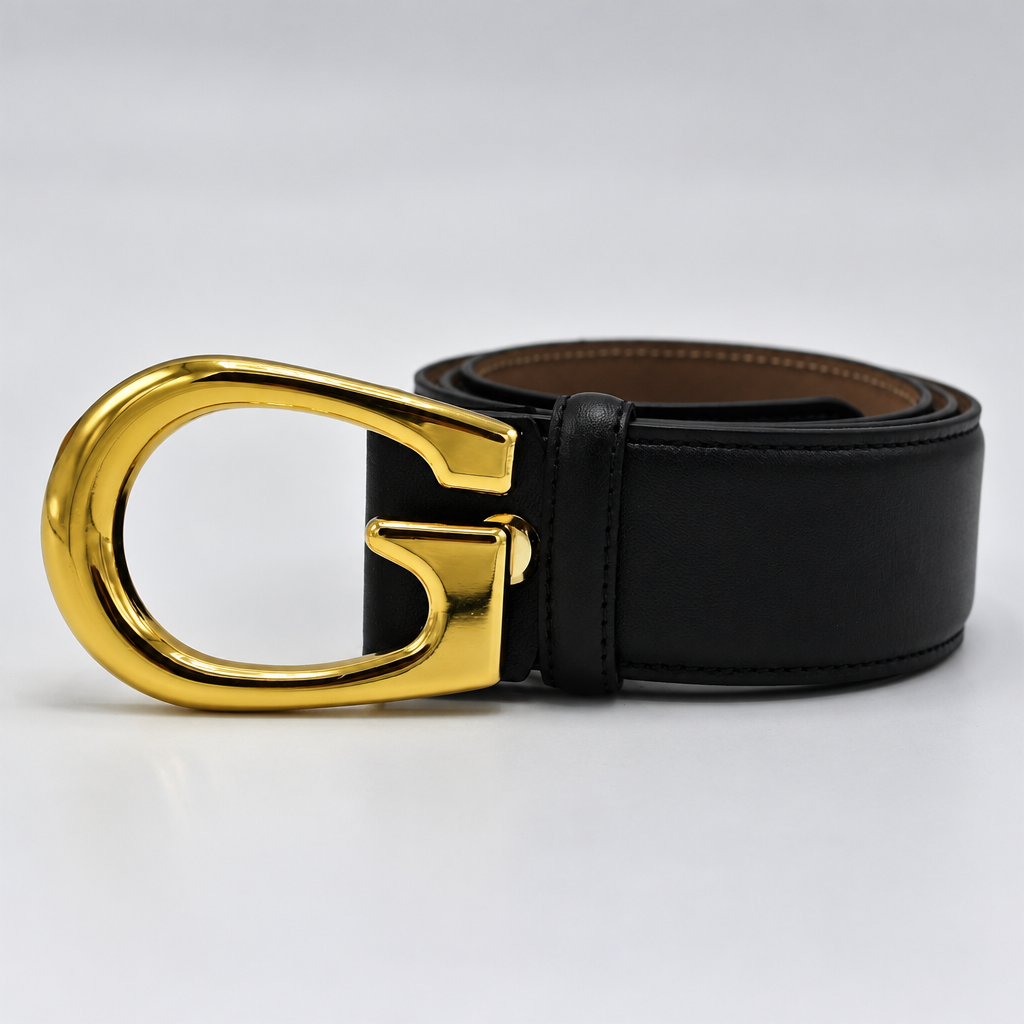 Vintage Single G Belt with Gold-Tone G Buckle
