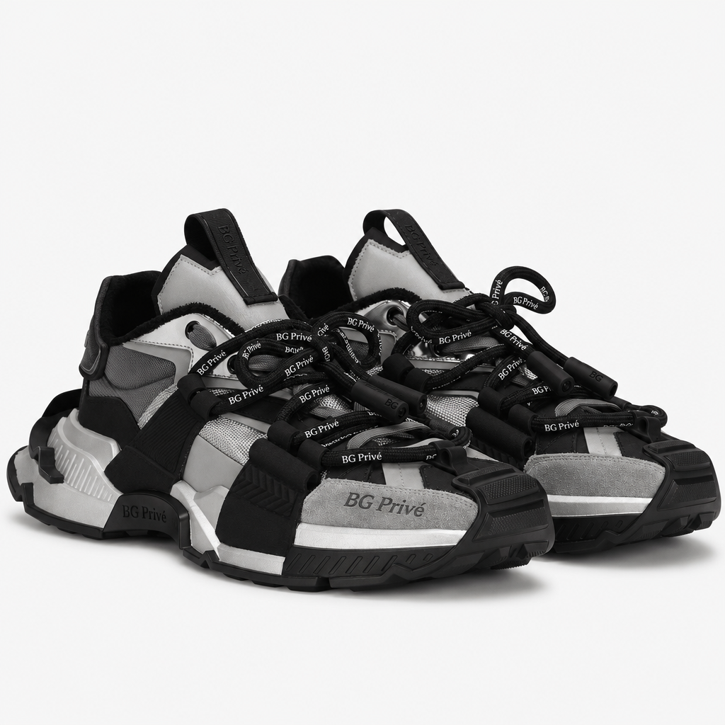 Dolce &amp; Gabbana Space Sneakers – Black/Silver