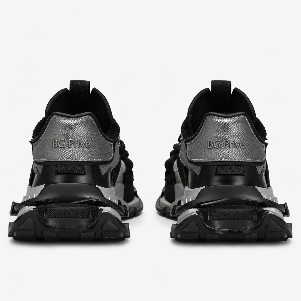 Dolce &amp; Gabbana Space Sneakers – Black/Silver