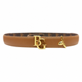 Bloom Reversible Belt – Arizona Brown/Monogram