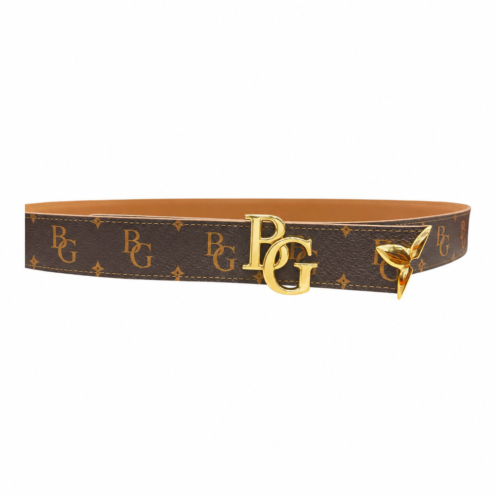 Bloom Reversible Belt – Arizona Brown/Monogram