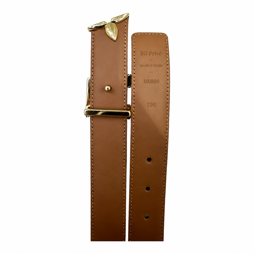 Bloom Reversible Belt – Arizona Brown/Monogram
