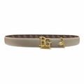 Pretty 30mm Reversible Belt – Beige/Quartz Monogram