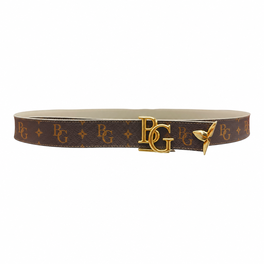 Pretty 30mm Reversible Belt – Beige/Quartz Monogram