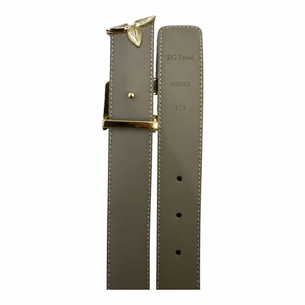 Pretty 30mm Reversible Belt – Beige/Quartz Monogram