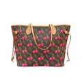 Neverfull MM x TM Cherry Monogram Tote