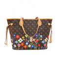 Murakami Neverfull MM Monogram Flowers Tote