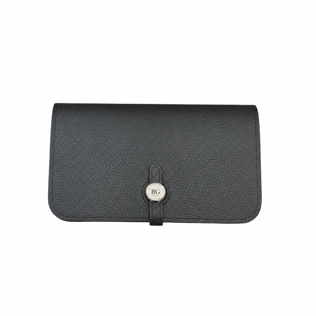 Dogon Wallet Dogon Duo in Black Grained Leather