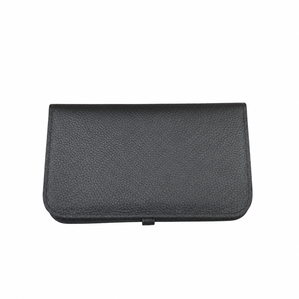 Dogon Wallet Dogon Duo in Black Grained Leather