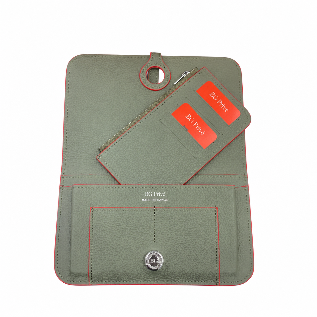 Dogon wallet Duo with Removable Zippered Change Purse