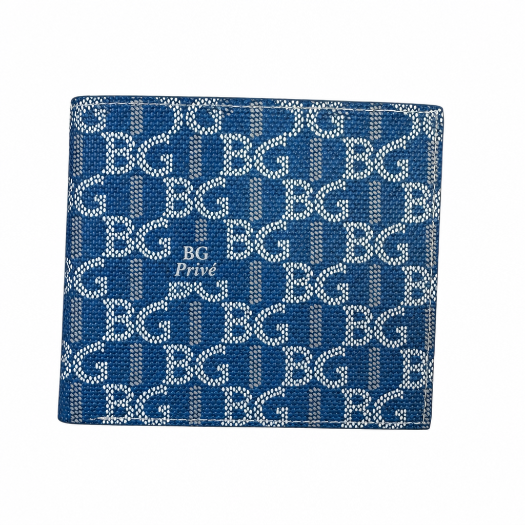 Goyard Navy Bifold Wallet with Four Card Slots