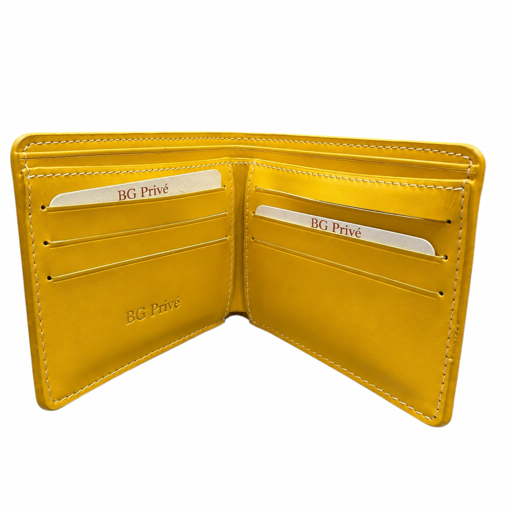 Goyard Victoire Wallet in Yellow