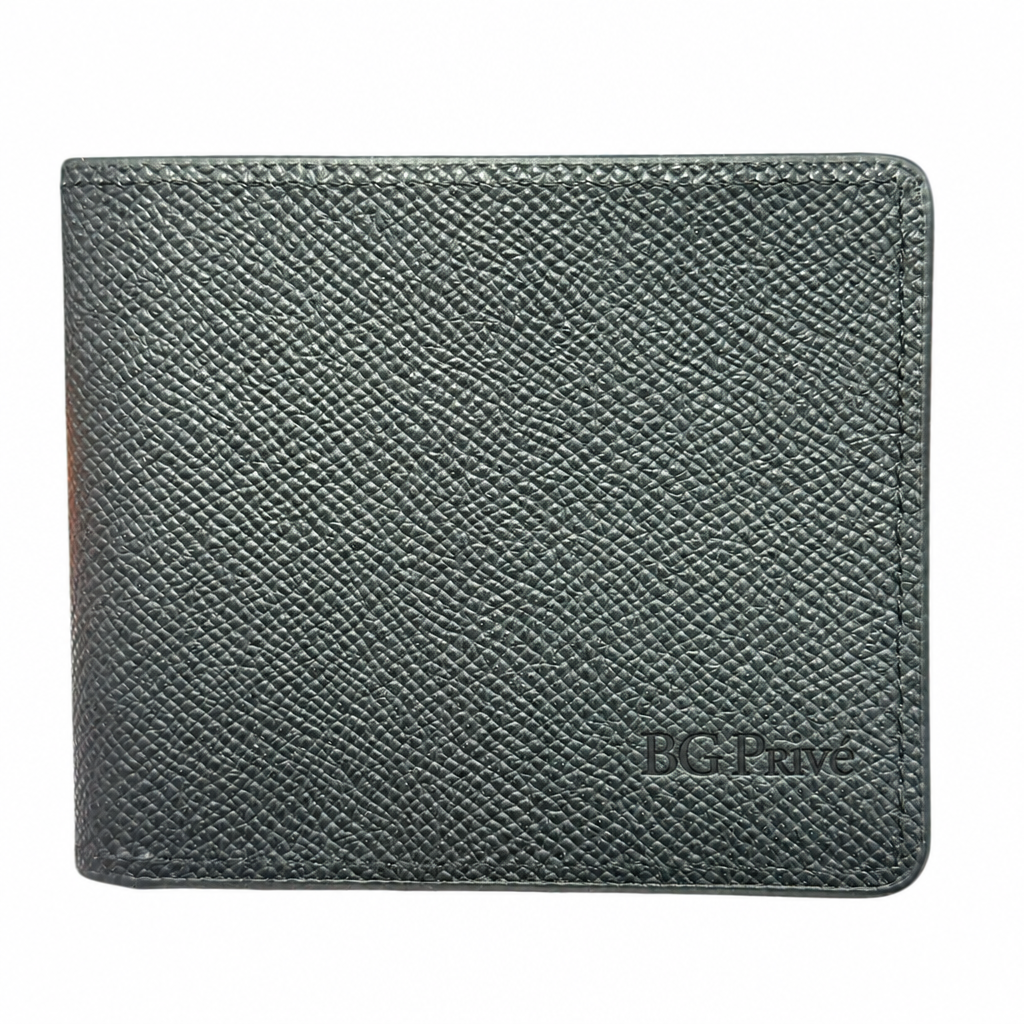 Multiple Wallet in Black Taïga Leather
