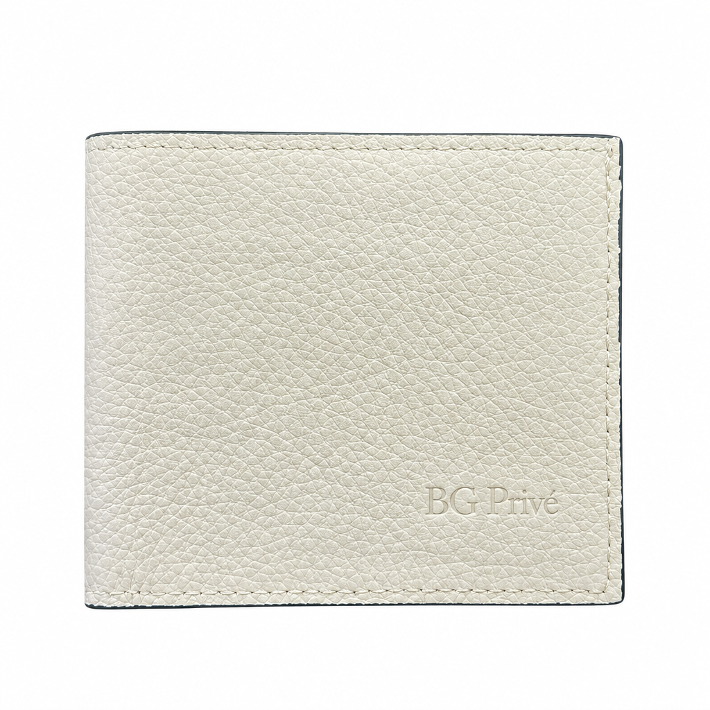 MC² Copernic Compact Wallet in Ivory White