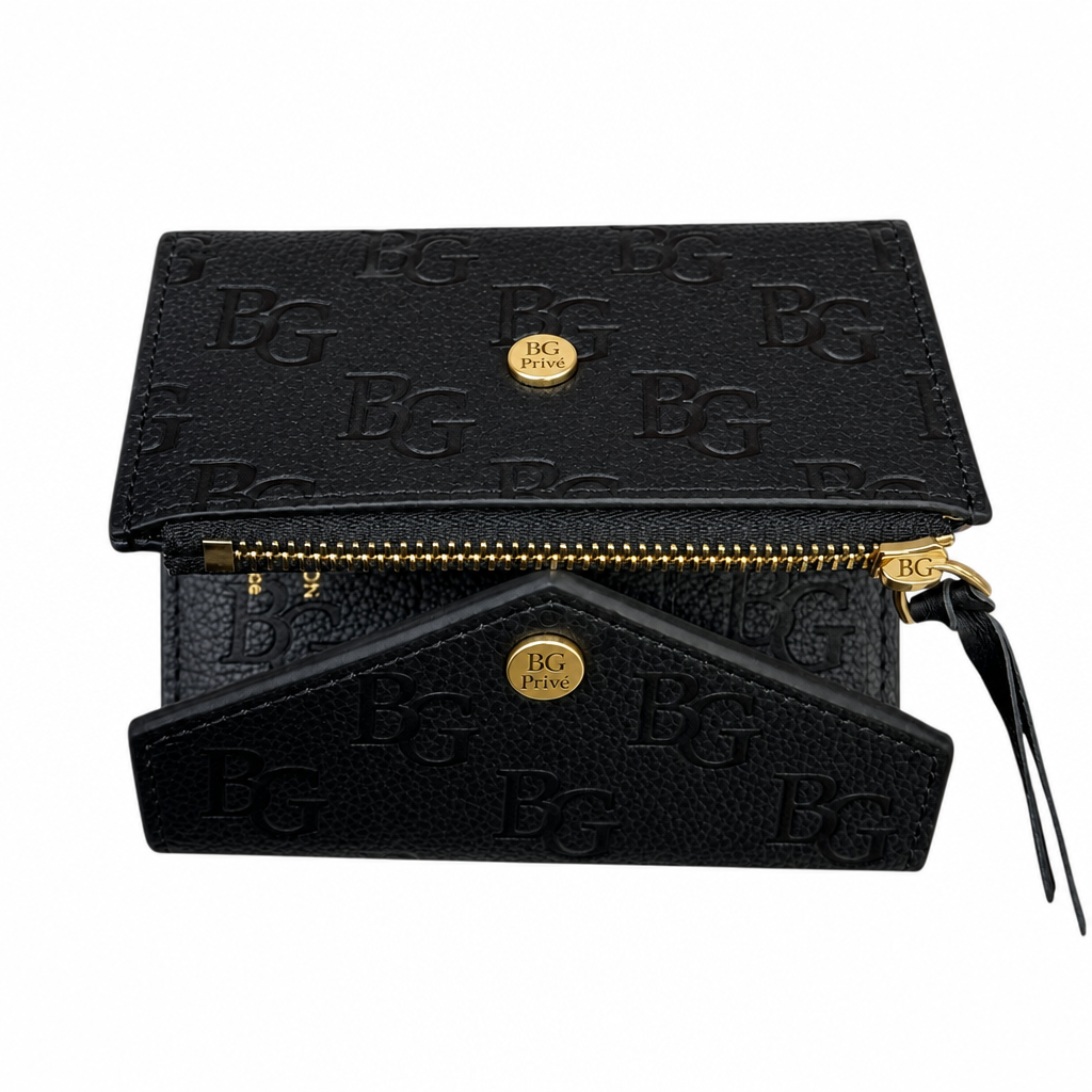 Victorine Wallet in Black Monogram Empreinte Leather