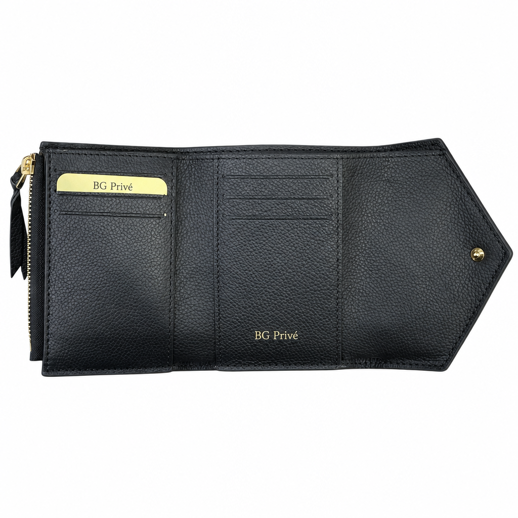 Victorine Wallet in Black Monogram Empreinte Leather
