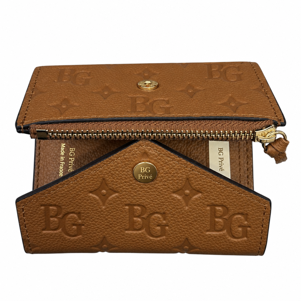 Victorine Wallet in Cognac Monogram Empreinte Leather