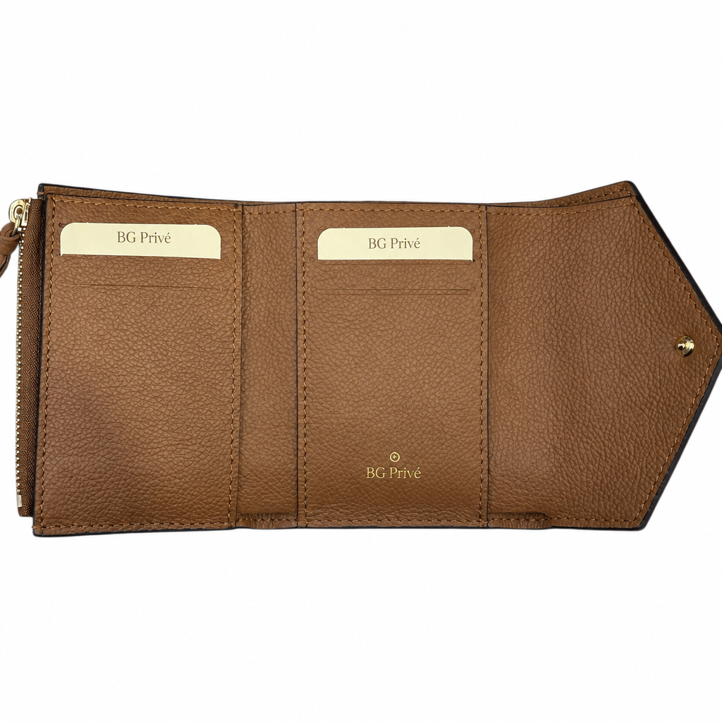 Victorine Wallet in Cognac Monogram Empreinte Leather