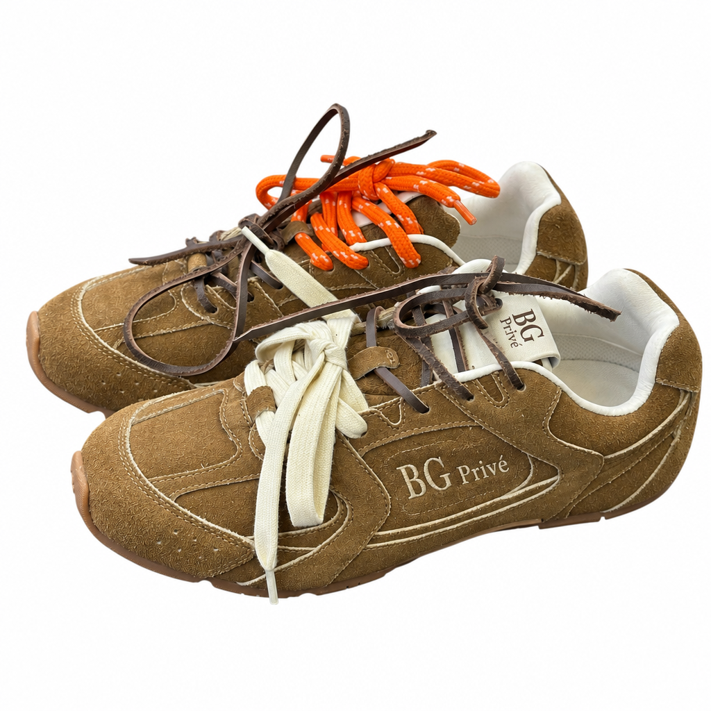 Cinnamon New Balance x Miu Miu 530 SL Suede Sneakers