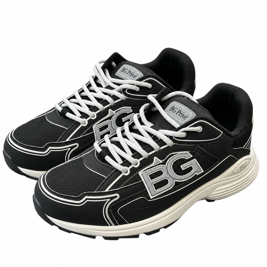 B30 Sneakers – B30 Countdown in Black Technical Mesh