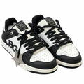 B57 Dribble Low-Top Sneakers in Black and White