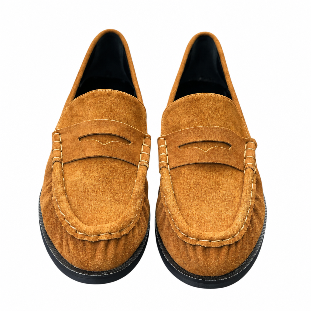 Le Loafer Supple Suede Penny Loafers