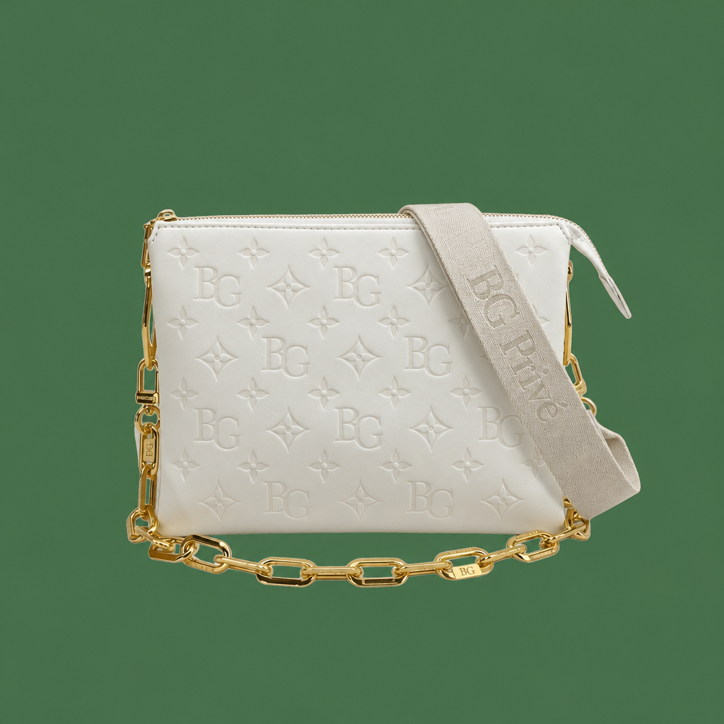 Coussin PM Shoulder Bag in Cream
