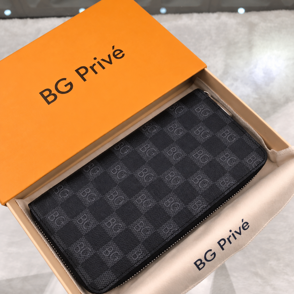 Zippy Wallet Vertical in Damier Graphite